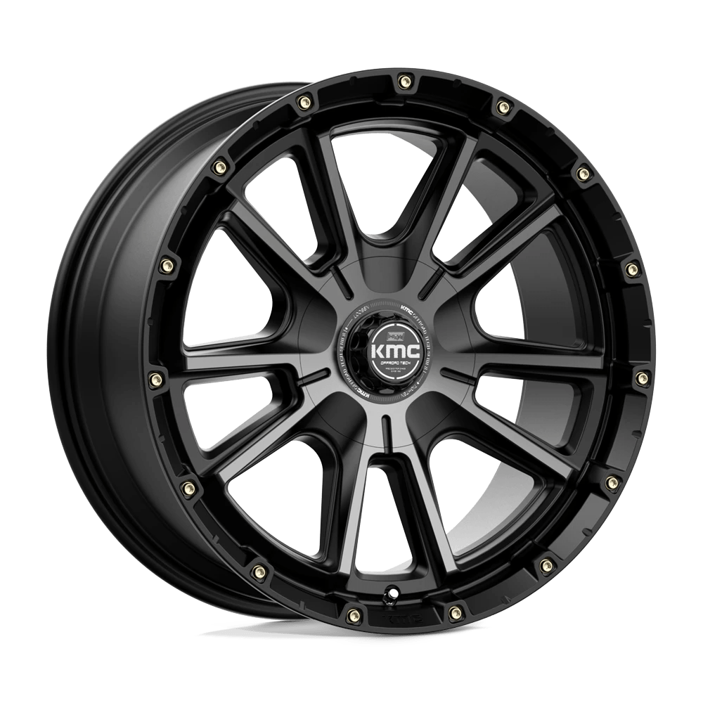 Kmc Km100 Sync Satin Black With Gray Tint 20x9 (+18) 6x135/6x139.7
