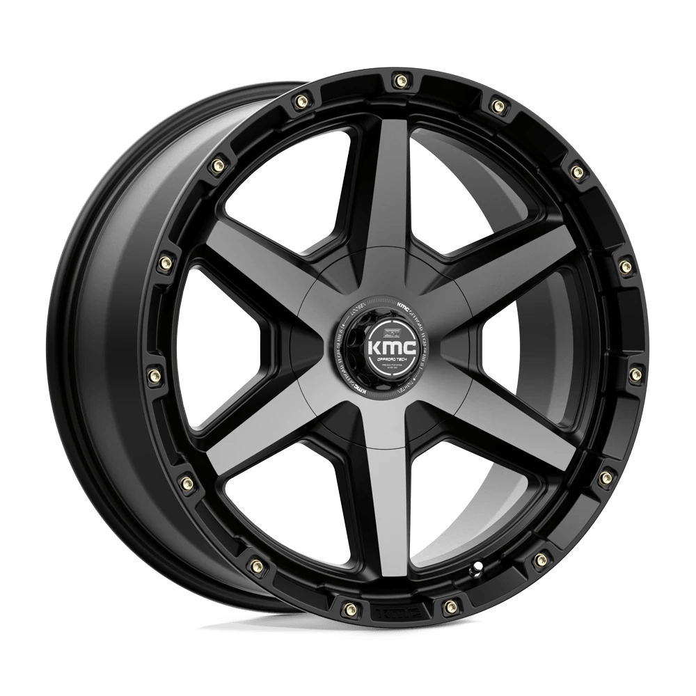 Kmc Km101 Tempo Satin Black With Gray Tint 20x9 (+18) 6x135/6x139.7