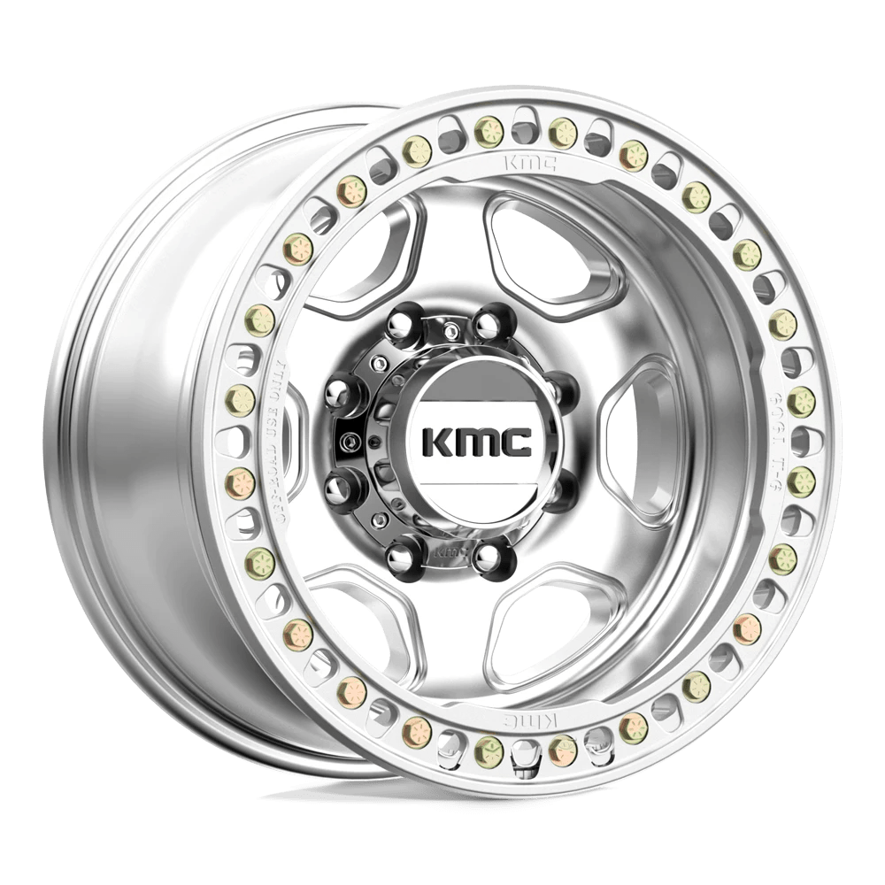 Kmc Km233 Hex Beadlock Machined 17x9 (-38) 8x165.1
