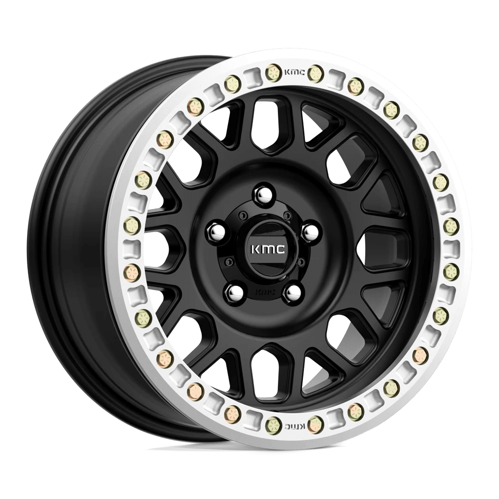 Kmc Km234 Grenade Desert Beadlock Satin Black 17x8.5 (+0) 6x135