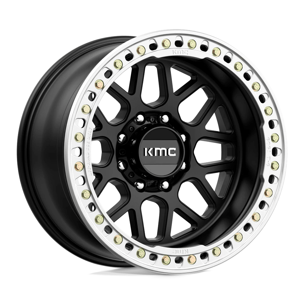 Kmc Km235 Grenade Crawl Beadlock Satin Black 20x10 (-48) 8x165.1