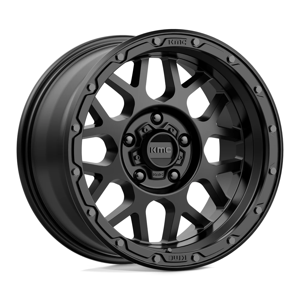 Kmc Km535 Grenade Off-road Matte Black 17x9 (-12) 5x127