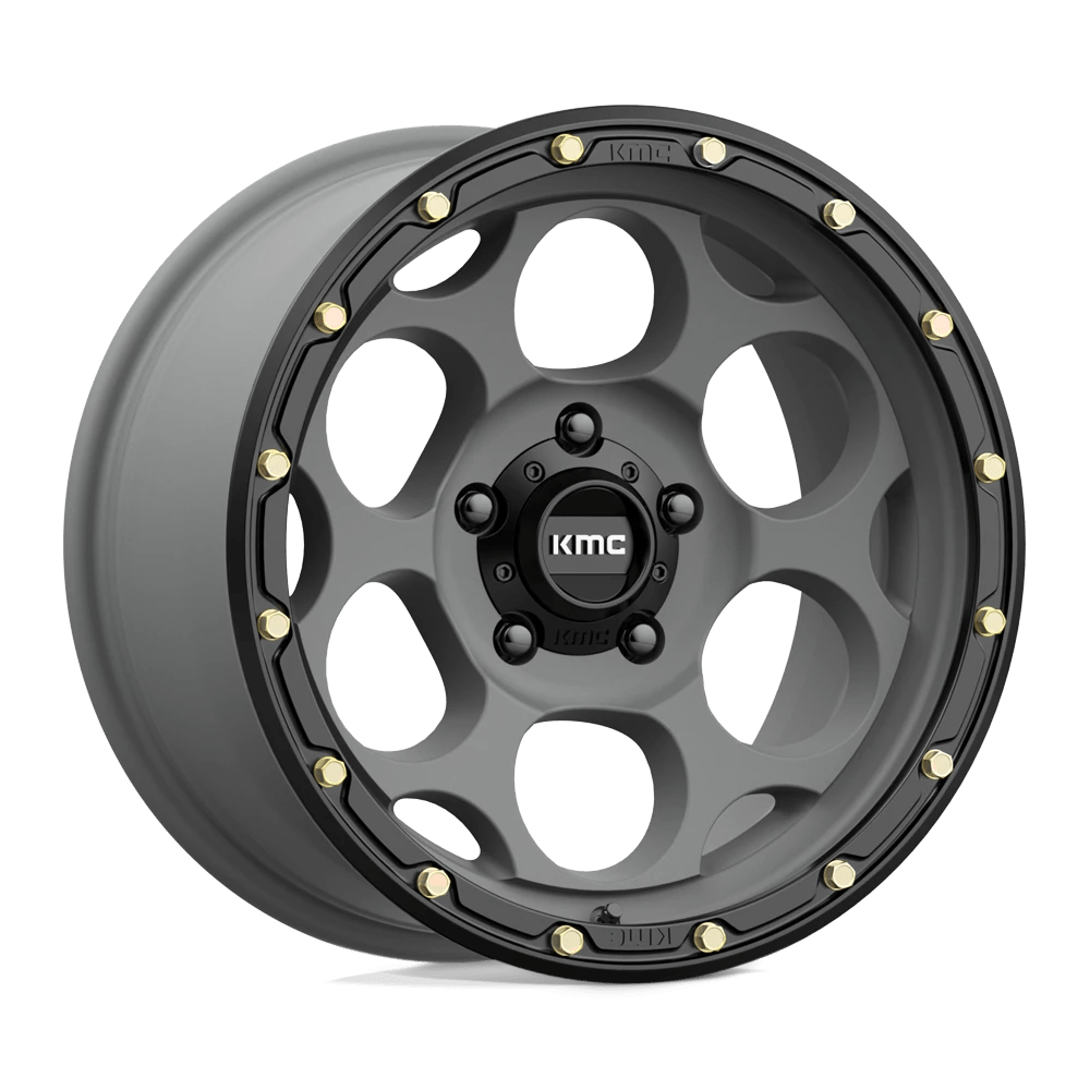 Kmc Km541 Dirty Harry Satin Gray With Black Lip 18x8.5 (+0) 5x127