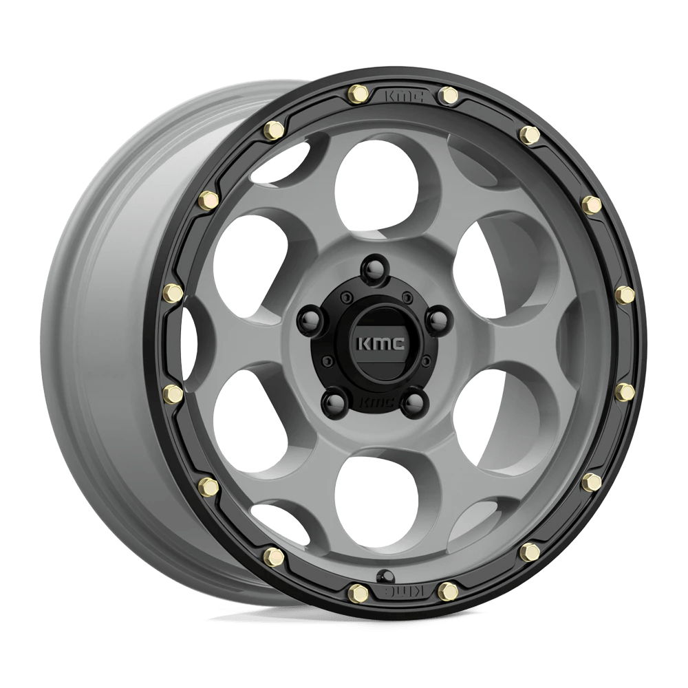 Kmc Km541 Dirty Harry Satin Gray With Black Lip 17x8.5 (+18) 5x127