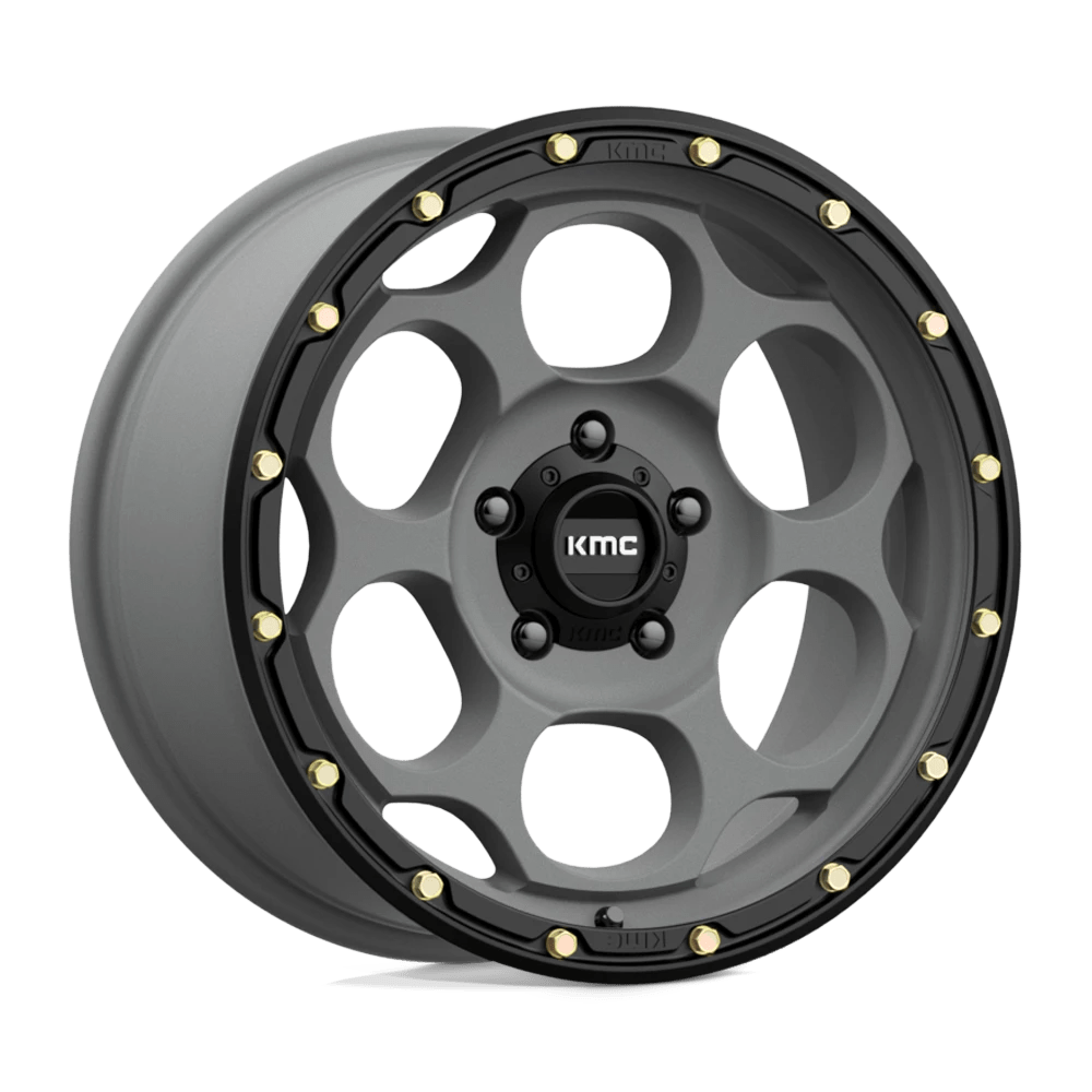 Kmc Km541 Dirty Harry Satin Gray With Black Lip 18x8.5 (+18) 5x127