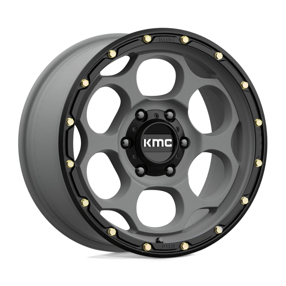 Kmc Km541 Dirty Harry Satin Gray With Black Lip 18x8.5 (+18) 6x139.7