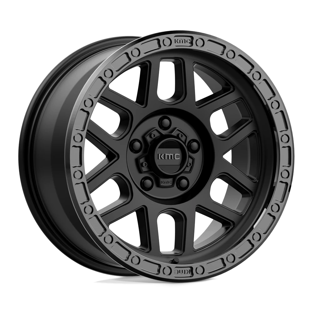 Kmc Km544 Mesa Satin Black With Gloss Black Lip 18x9 (+25) 5x150
