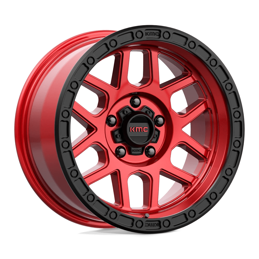 Kmc Km544 Mesa Candy Red With Black Lip 17x9 (-12) 5x150