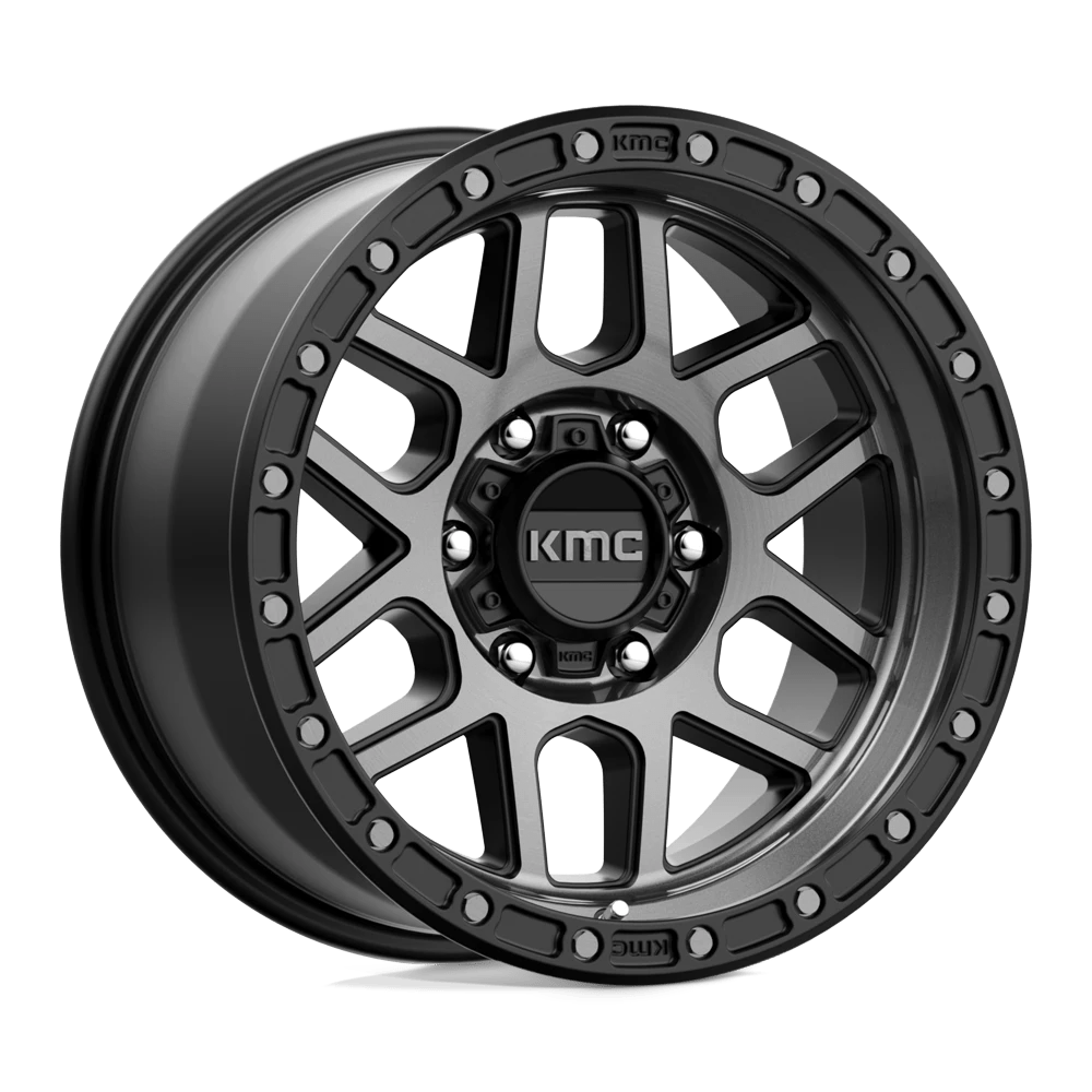 Kmc Km544 Mesa Satin Black With Gray Tint 17x9 (-12) 6x139.7