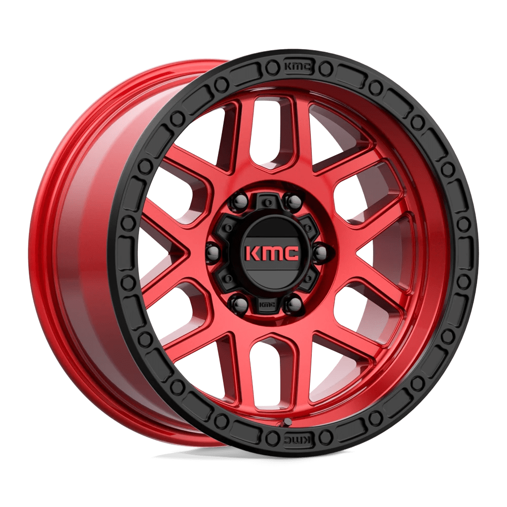 Kmc Km544 Mesa Candy Red With Black Lip 17x9 (-12) 6x139.7