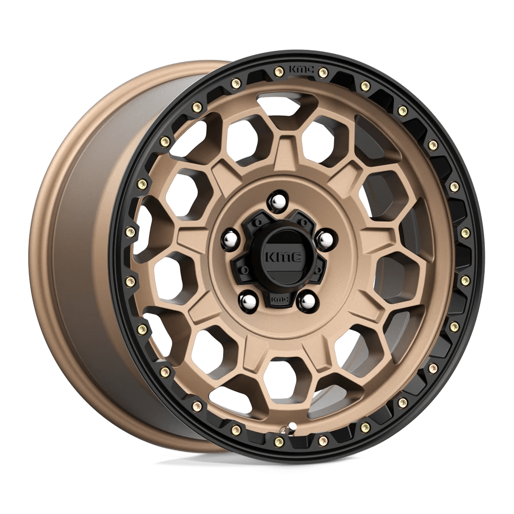 Kmc Km545 Trek Matte Bronze With Black Lip 17x9 (+18) 5x127