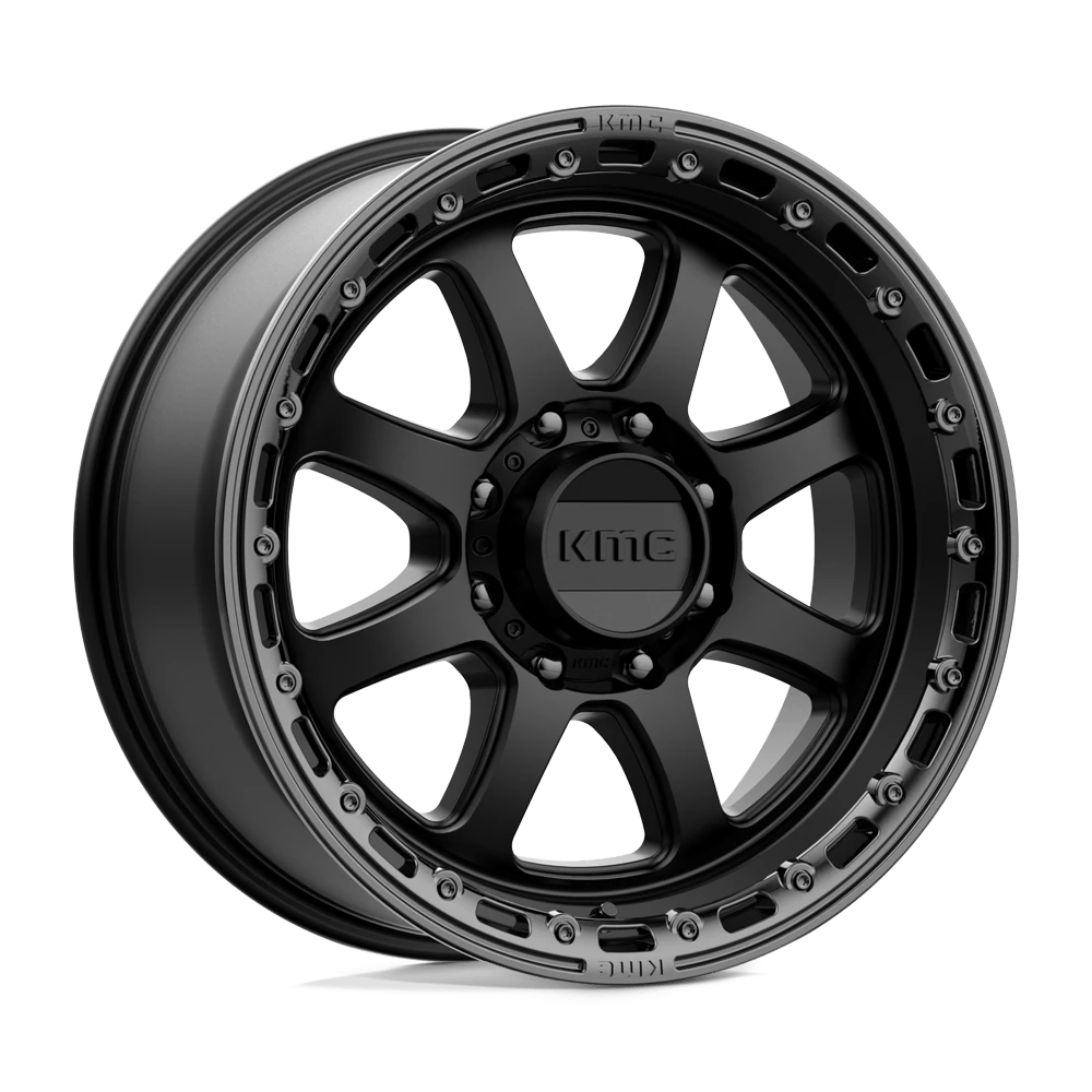 Kmc Km548 Chase Satin Black With Gloss Black Lip 20x9 (+18) 8x180