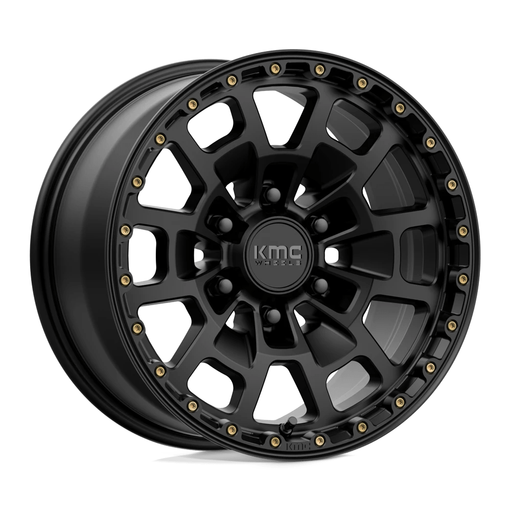 Kmc Km718 Summit Satin Black 17x8.5 (+18) 6x139.7