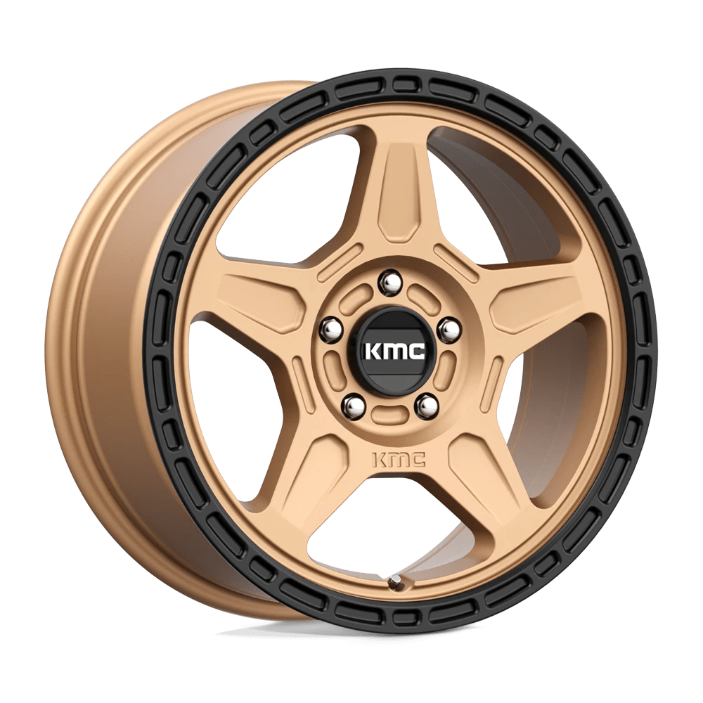 Kmc Km721 Alpine Matte Bronze With Black Lip 17x8 (+38) 5x110