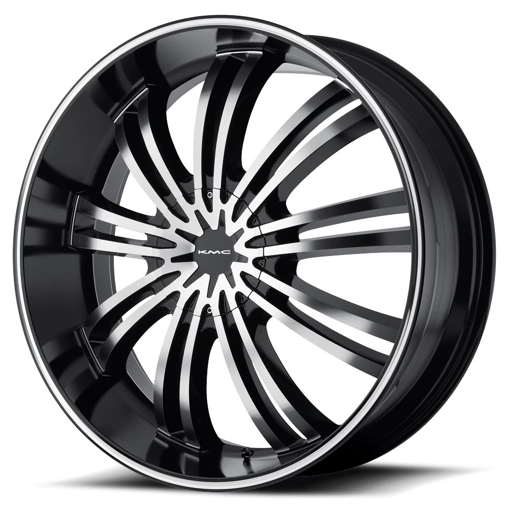 Kmc Km682 Spider Gloss Black Machined 20x8.5 (+35) 6x115