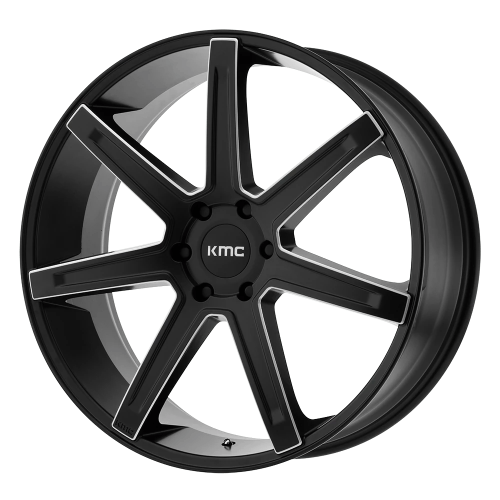 Kmc Km700 Revert Satin Black Milled 24x9.5 (+15) 5x139.7