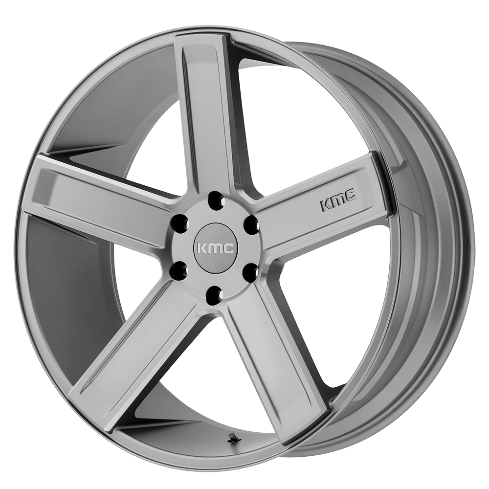 Kmc Km702 Duece Satin Gray Milled 20x8.5 (+15) 6x139.7