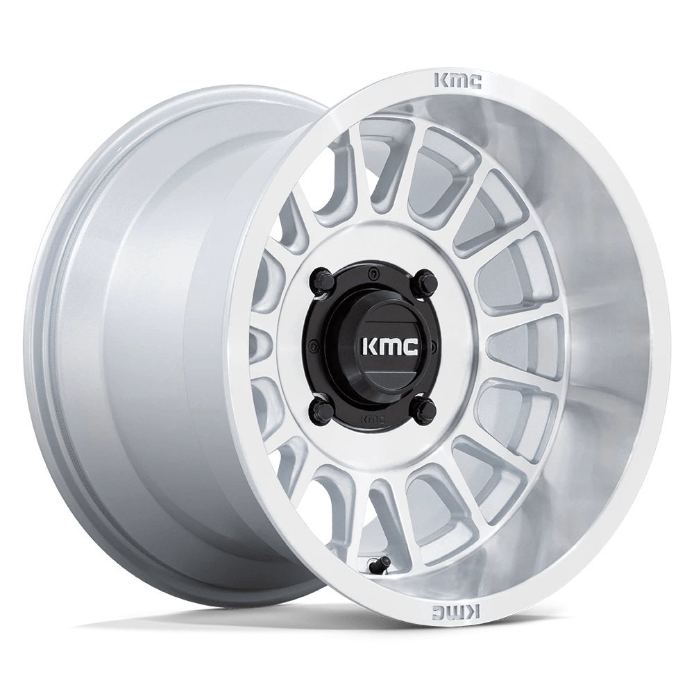 Kmc Powersports Ks138 Impact Utv Silver With Machined Face 15x10 (+0) 4x137