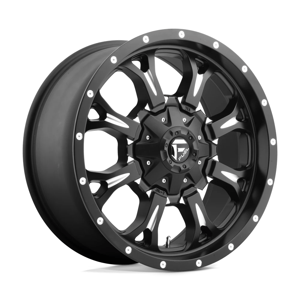 Fuel 1pc D517 Krank Matte Black Milled 20x9 (+20) 6x135/6x139.7