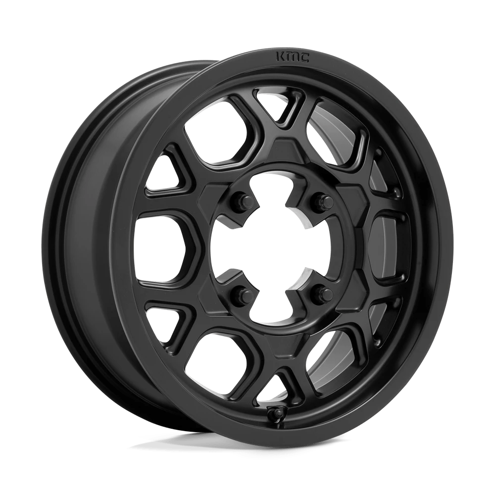 Kmc Powersports Ks133 Mesa Lite Satin Black 15x6 (+38) 4x156