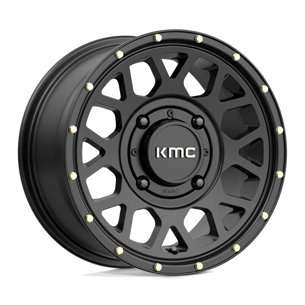 Kmc Powersports Ks135 Grenade Satin Black 14x7 (+38) 4x137