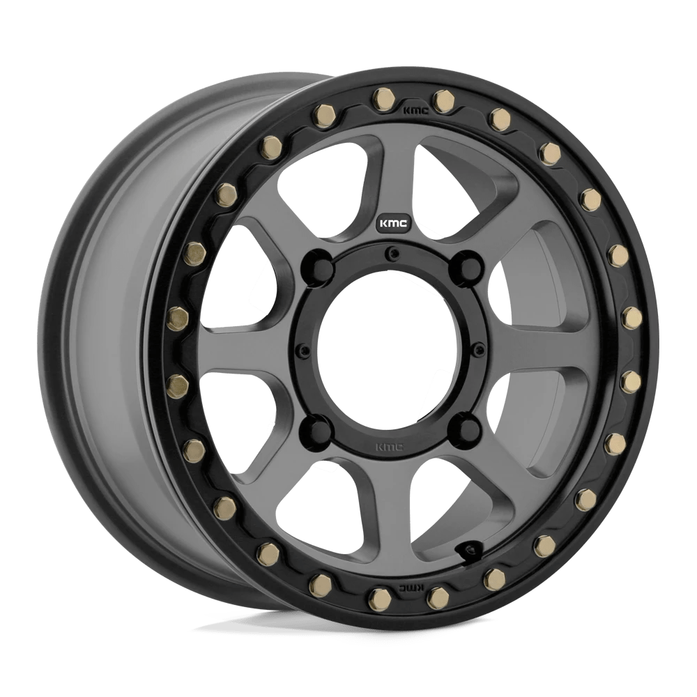 Kmc Powersports Ks234 Addict 2 Beadlock Satin Gray 14x7 (+38) 4x137