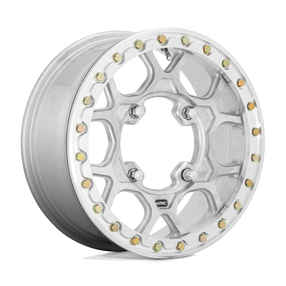 Kmc Powersports Ks433 Mesa Beadlock Forged Raw Machined Forged 15x6 (+38) 4x137