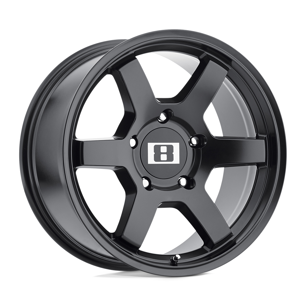 Level 8 Mk6 Matte Black 17x8 (+0) 6x114.3