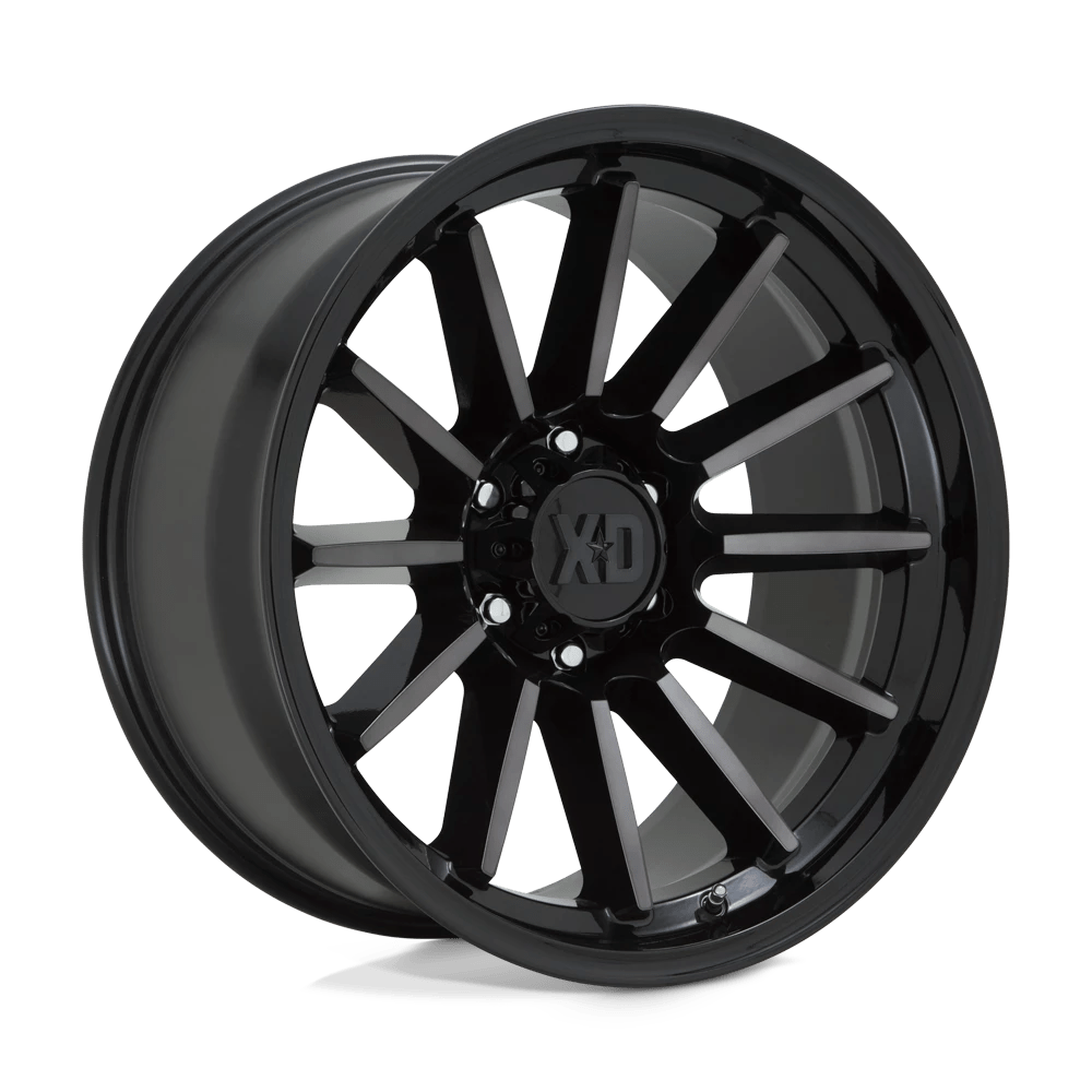 Xd Xd855 Luxe Gloss Black Machined With Gray Tint 20x10 (-18) 5x139.7