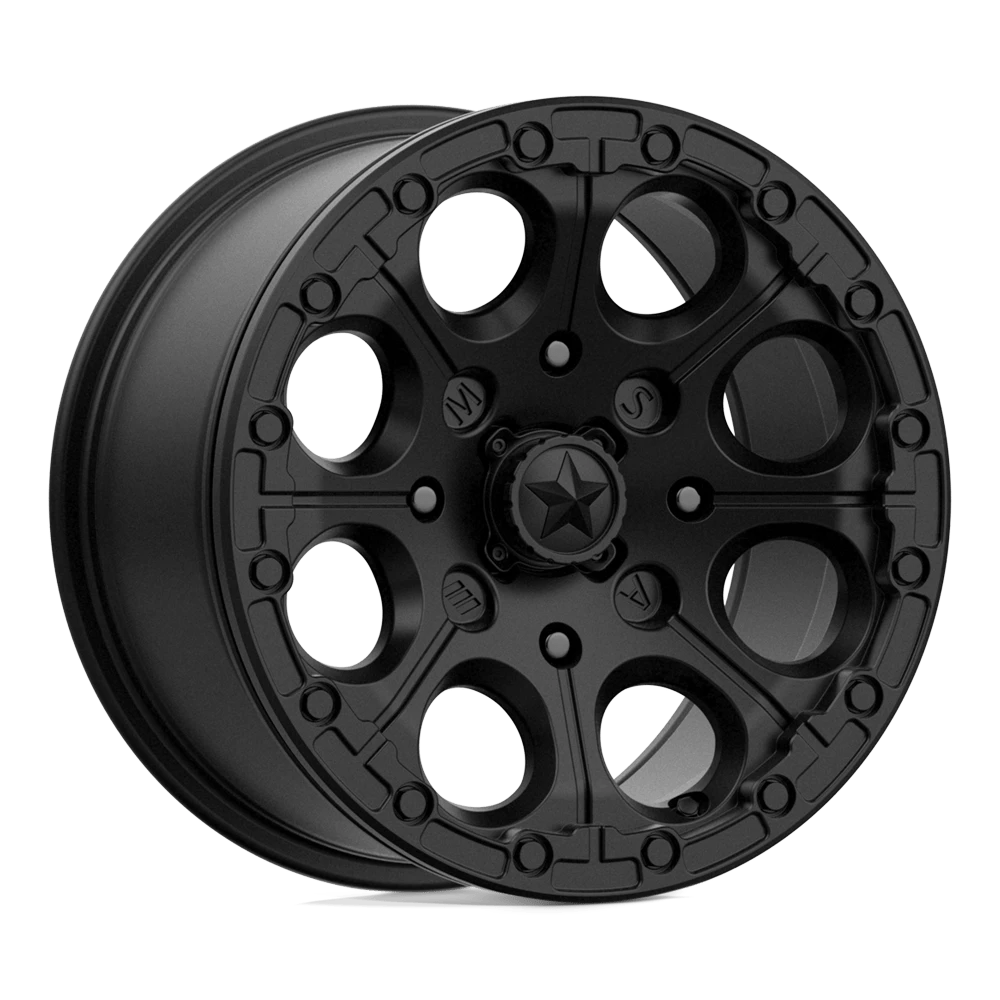 Msa Offroad Wheels M44 Cannon Beadlock Satin Black 14x7 (+10) 4x137