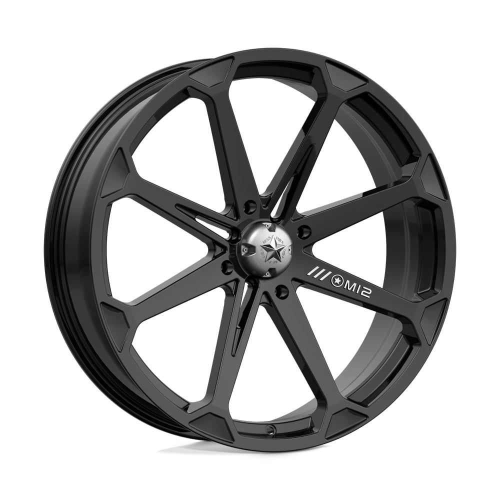 Msa Offroad Wheels M12 Diesel Gloss Black 22x7 (+10) 4x137