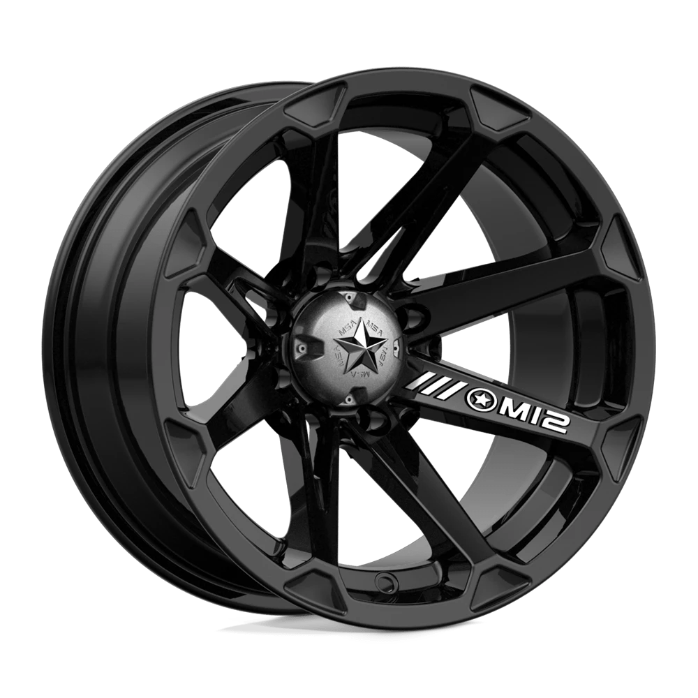 Msa Offroad Wheels M12 Diesel Gloss Black 14x7 (-47) 4x110