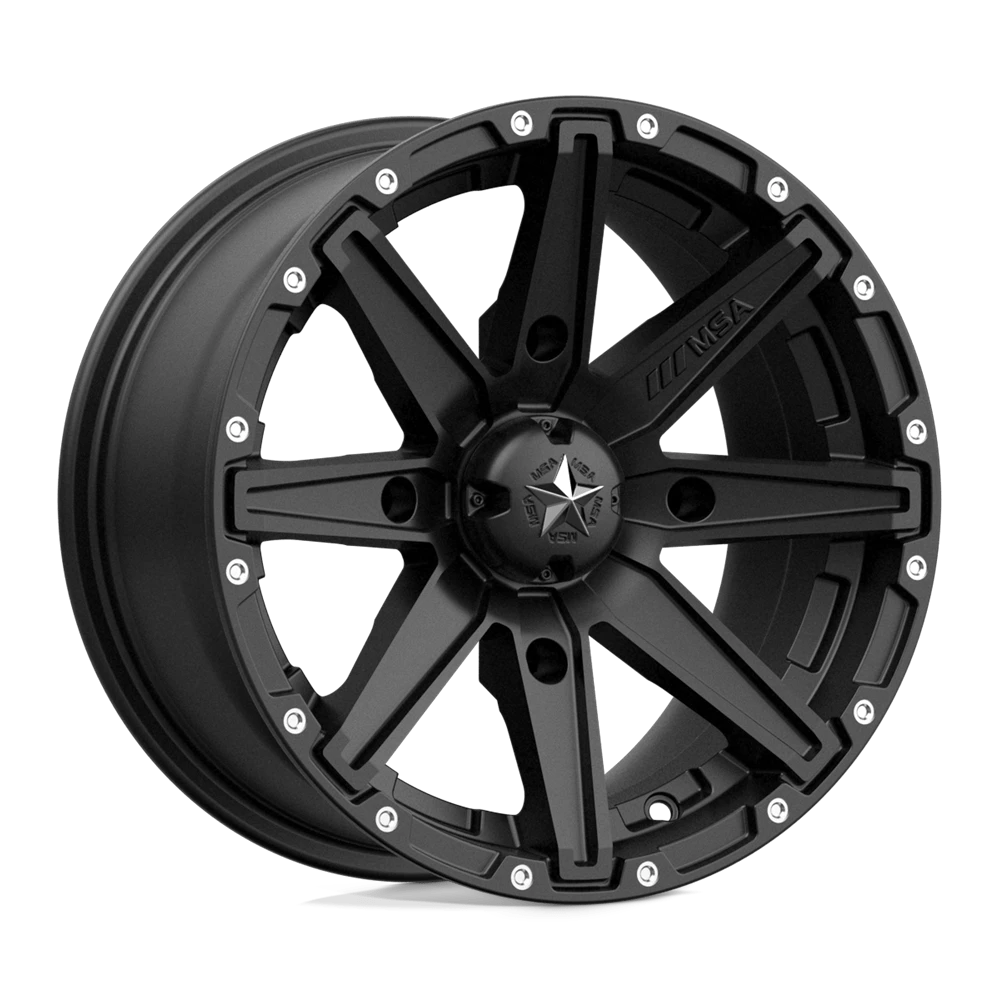 Msa Offroad Wheels M33 Clutch Satin Black 14x7 (+10) 4x156