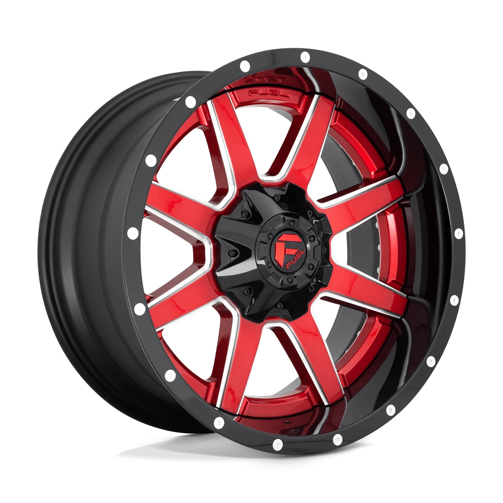 Fuel 2pc D250 Maverick Gloss Red 20x10 (-19) 5x127/5x139.7