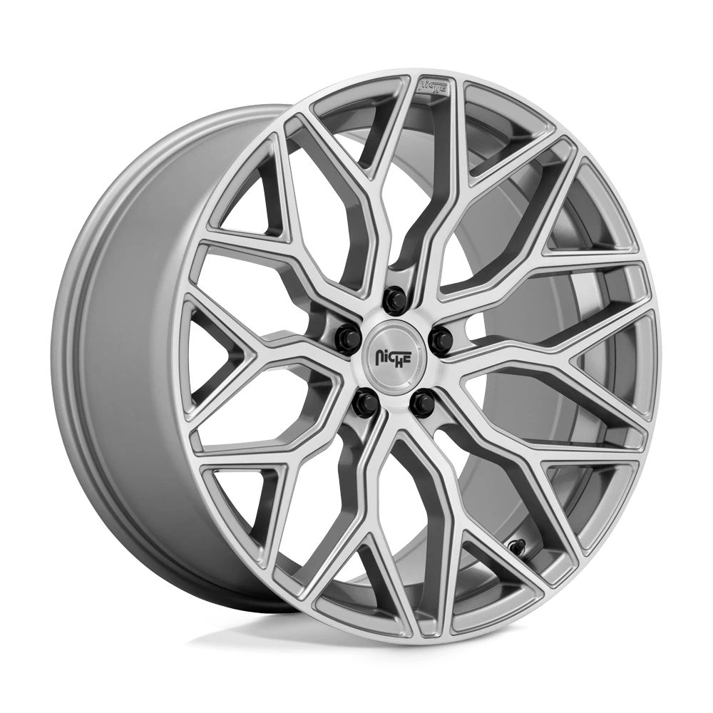 Niche 1pc M265 Mazzanti Anthracite Brushed Tint Clear 20x10.5 (+35) 5x120