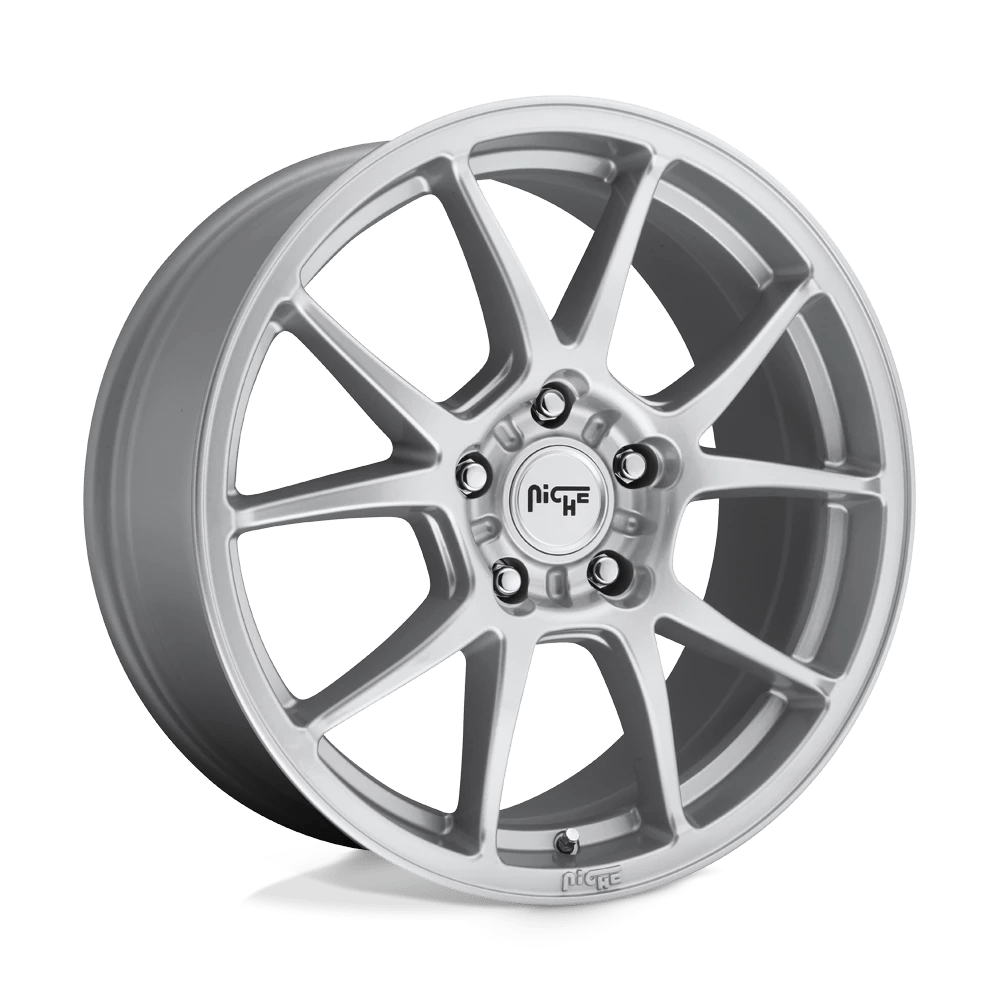 Niche 1pc M175 Messina Gloss Silver 18x8 (+40) 5x114.3