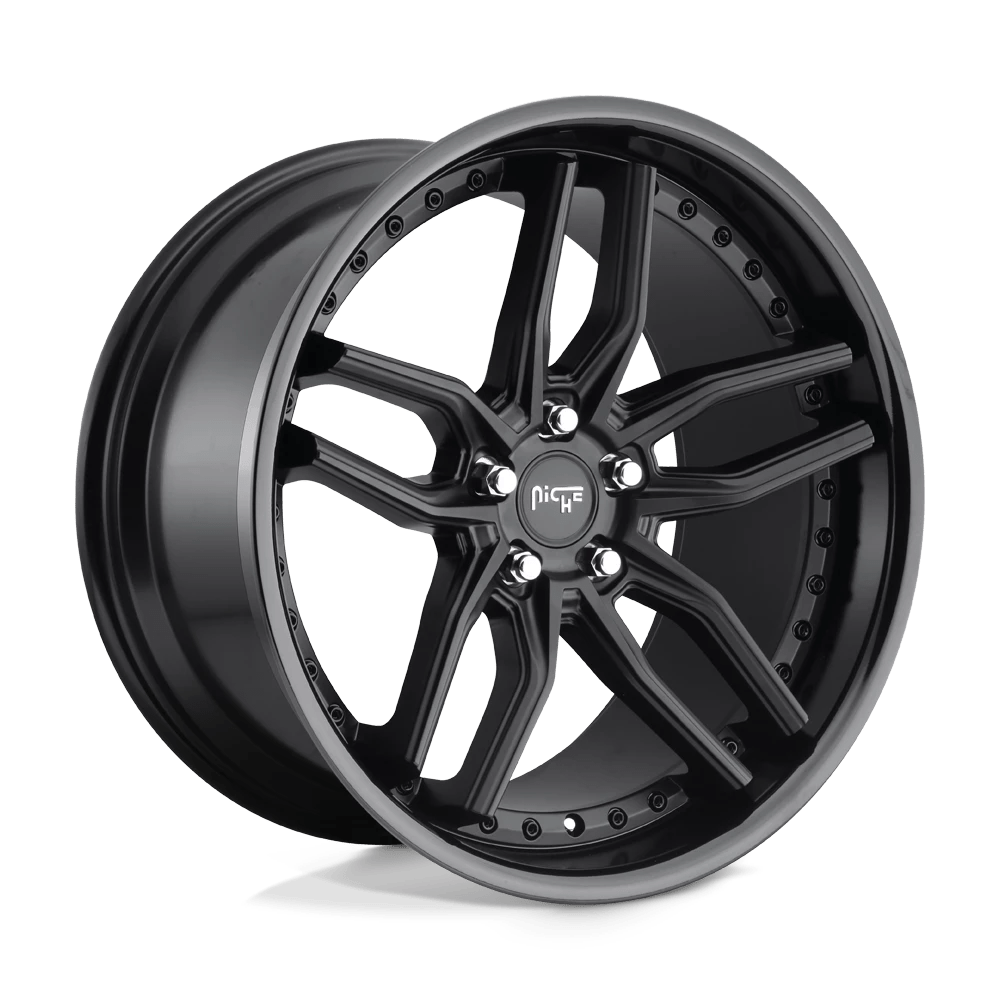 Niche 1pc M194 Methos Gloss Black Matte Black 20x9 (+35) 5x120
