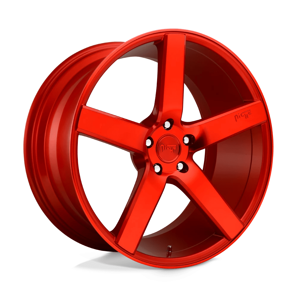 Niche 1pc M187 Milan Candy Red 20x10.5 (+35) 5x120