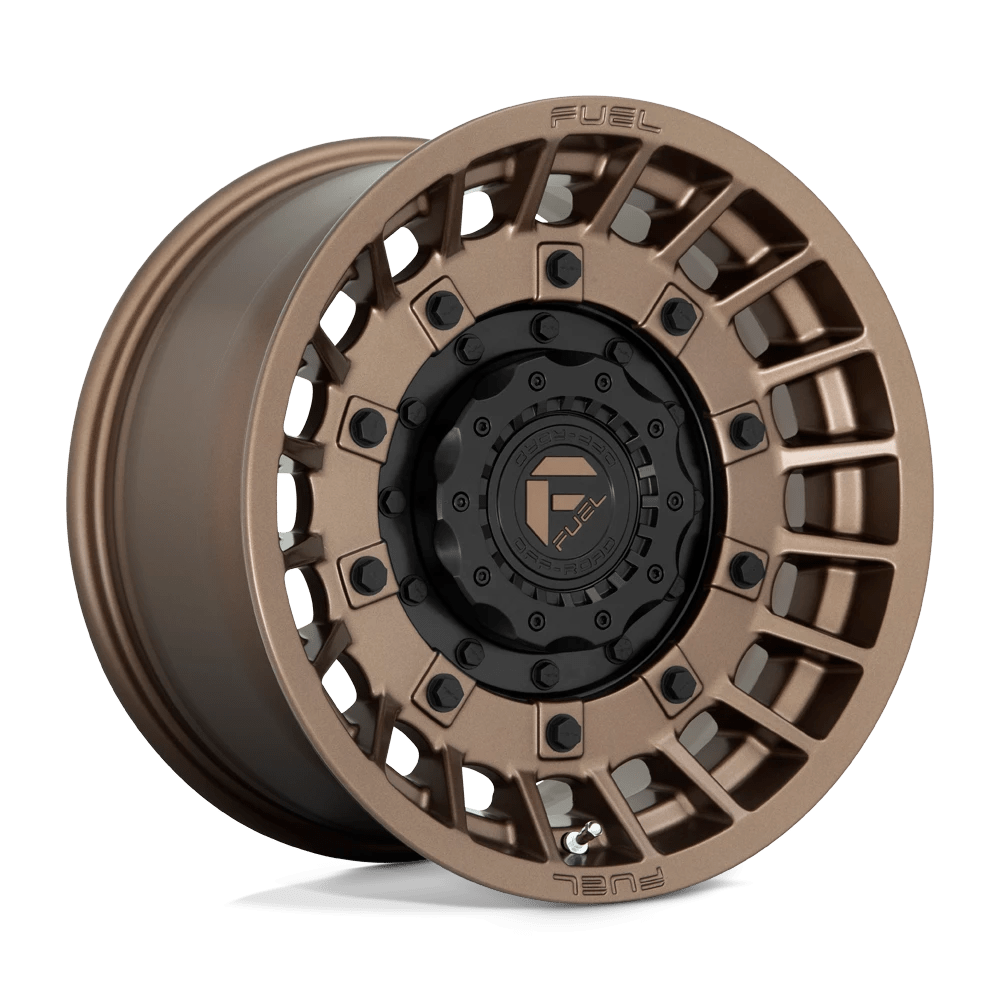 Fuel 1pc D725 Militia Matte Bronze & Black 17x9 (-12) 5x114.3/5x127