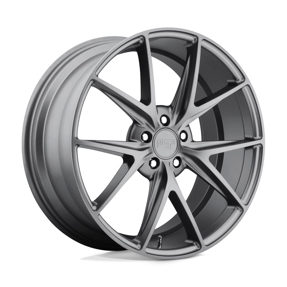Niche 1pc M116 Misano Matte Gun Metal 20x10.5 (+69) 5x120.65