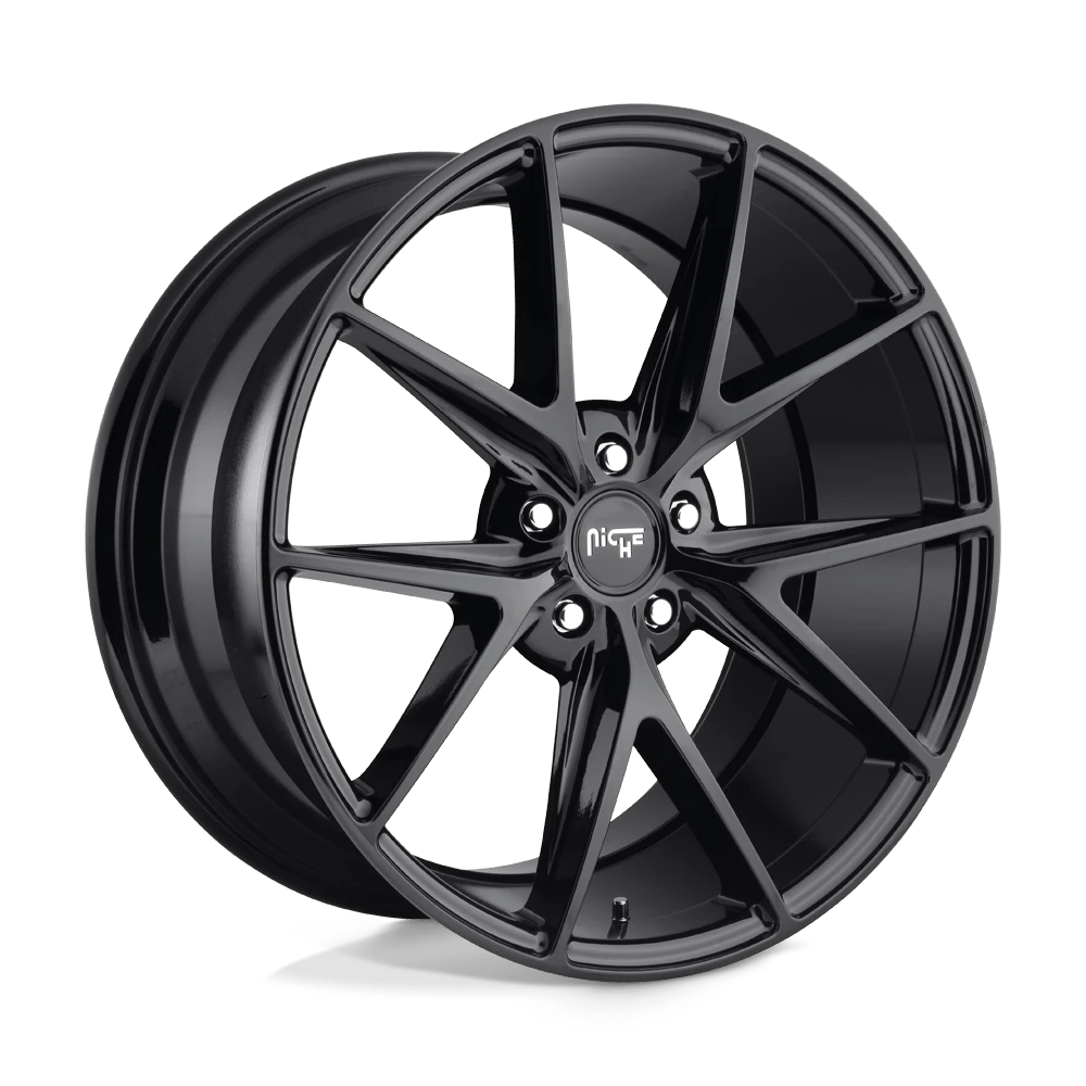 Niche 1pc M119 Misano Gloss Black 20x9 (+35) 5x114.3