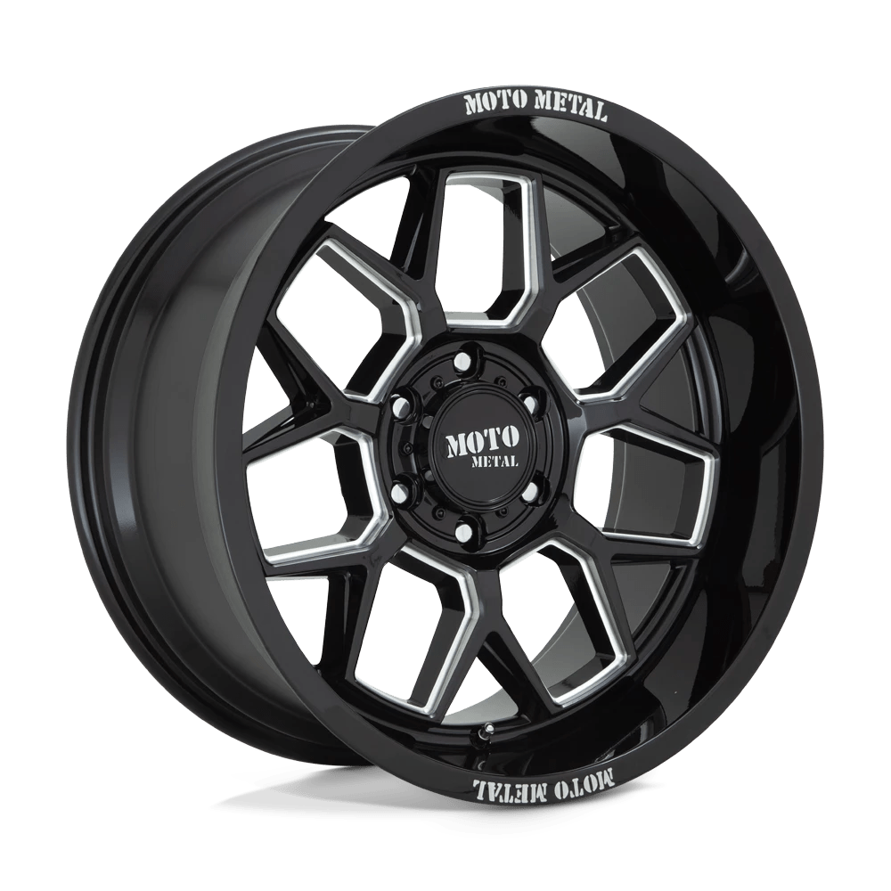 Moto Metal Mo803 Banshee Gloss Black Milled 20x10 (-18) 5x127