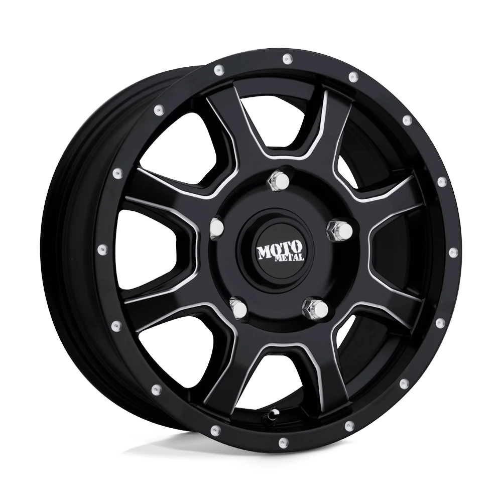 Moto Metal Mo970 Semi Gloss Black Milled 17x8 (+42) 5x160