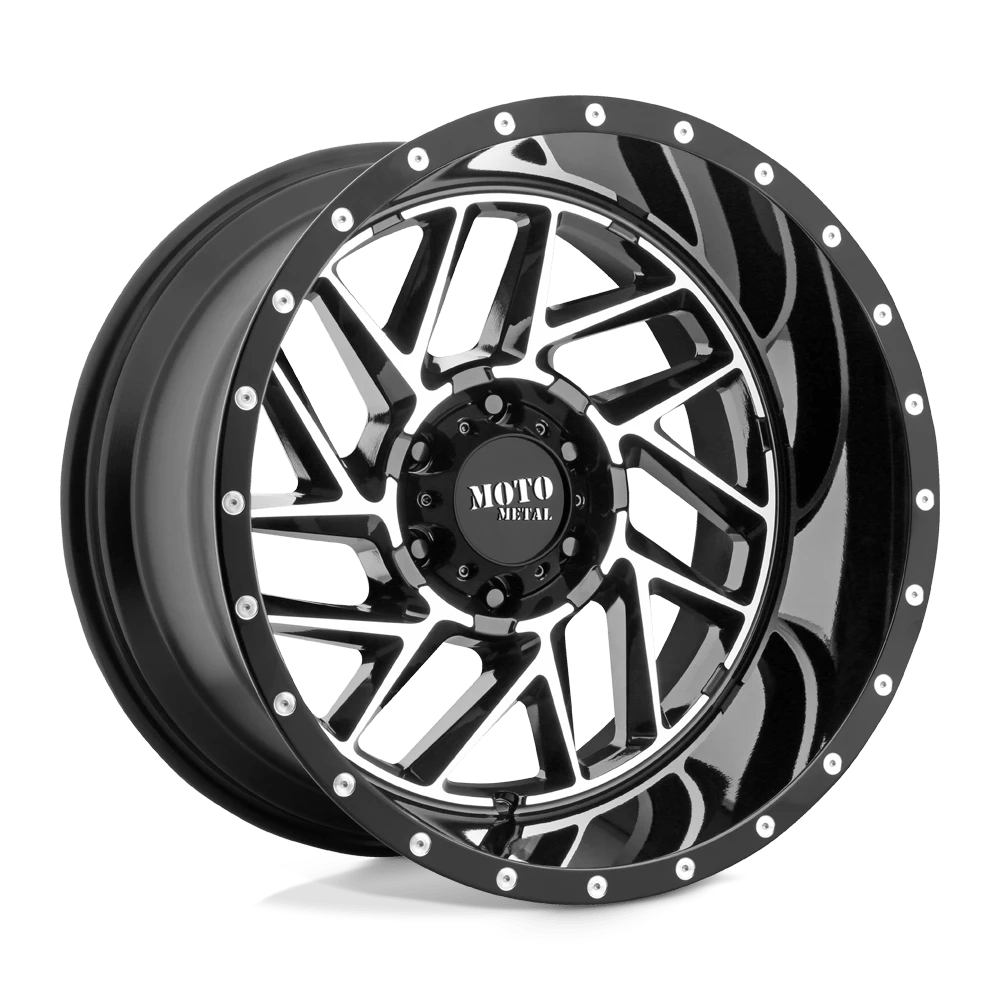 Moto Metal Mo985 Breakout Gloss Black Machined 16x8 (-6) 5x127