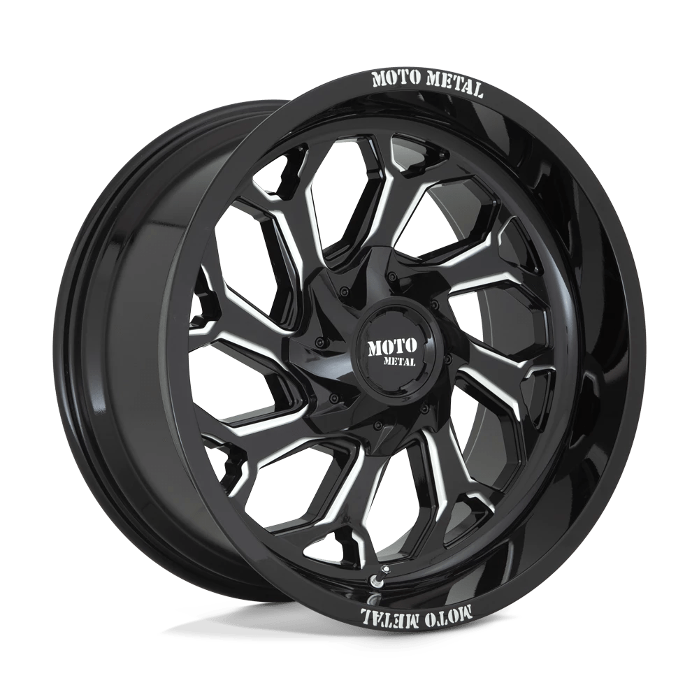 Moto Metal Mo999 Gloss Black Milled 20x10 (-18) 5x139.7/5x150