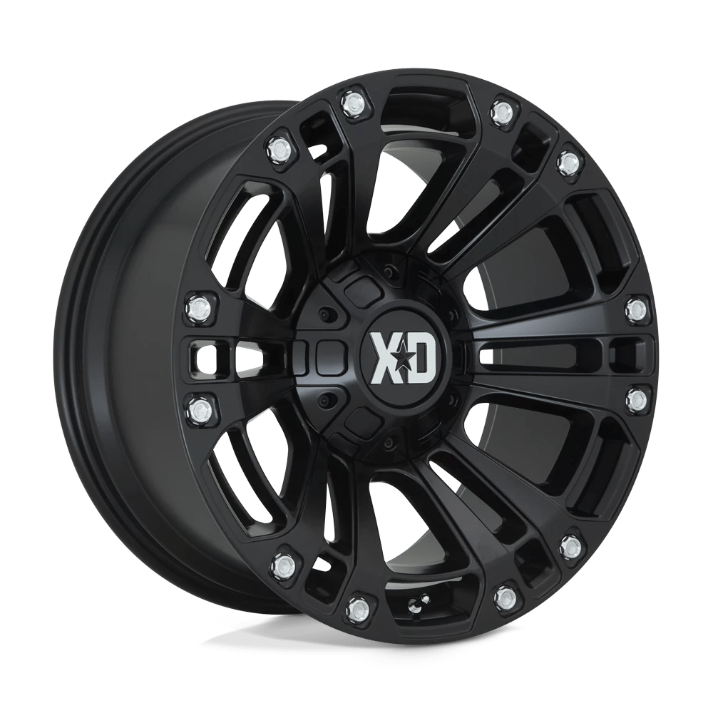 Xd Xd851 Monster 3 Satin Black 20x10 (-18) 8x180