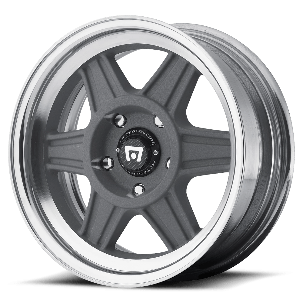 Motegi Mr124 Mag Gray W/ Machined Lip 15x8 (+6) 4x114.3
