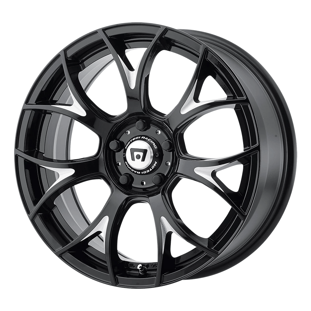 Motegi Mr126 Gloss Black With Milled Accents 19x9.5 (+40) 5x112