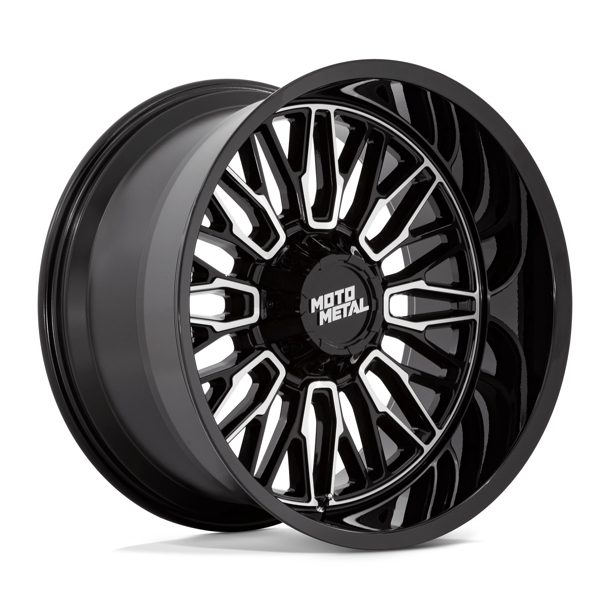 Moto Metal Mo809 Stinger Gloss Black Machined 20x10 (-18) 5x127/5x139.7