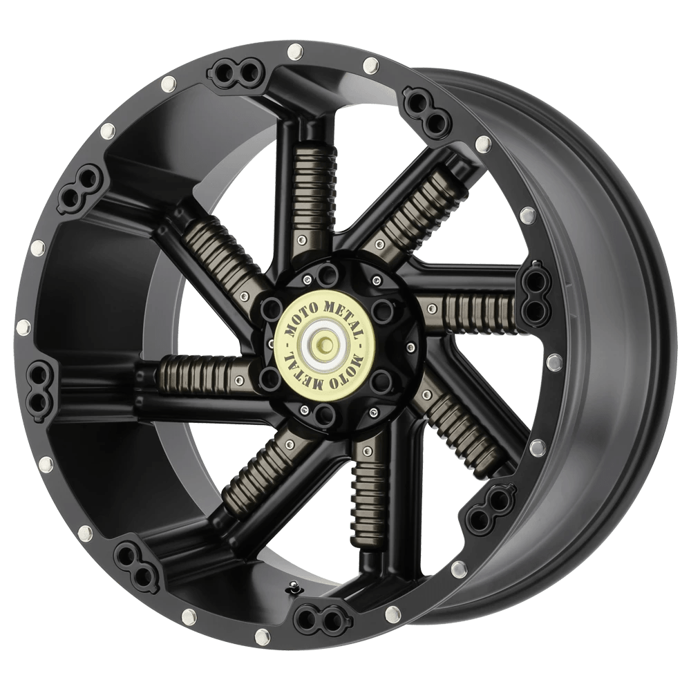 Moto Metal Mo979 Buckshot Satin Black With Gun Metal Inserts 20x12 (-44) 5x127/5x139.7